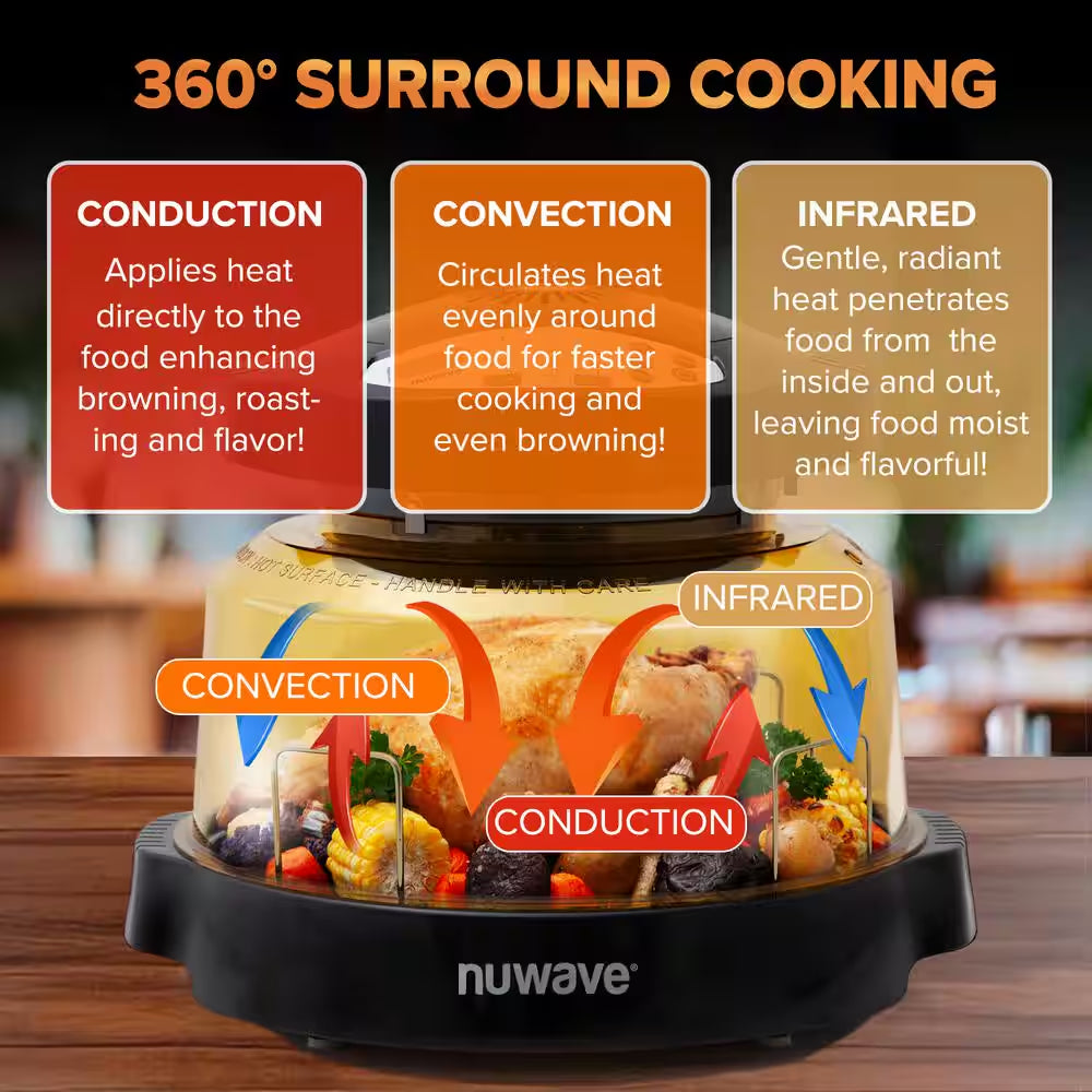Original 1500 W Black Countertop Oven