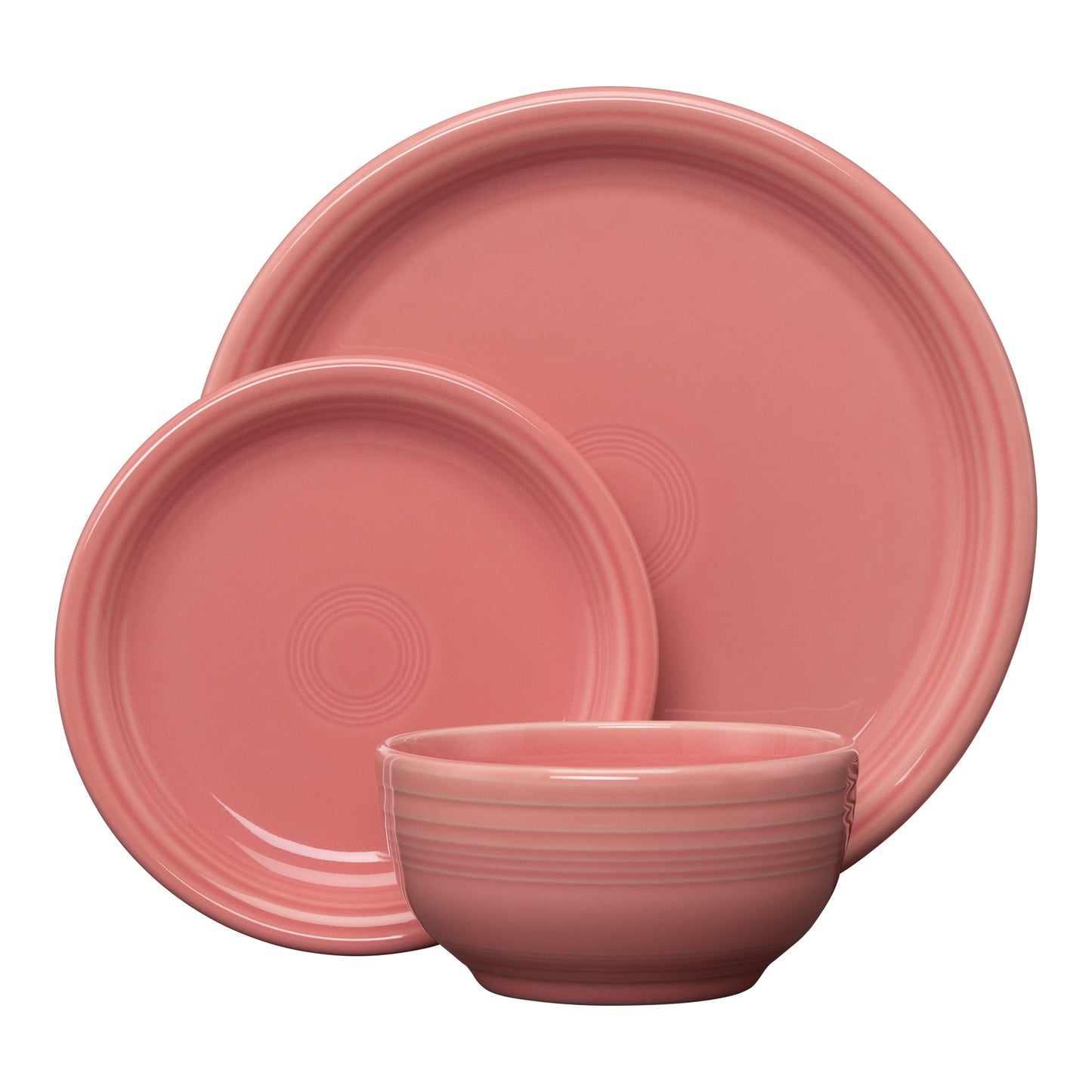 Fiesta Coupe Bistro 16Pc Ceramic Dinnerware Set Mixed Pastel
