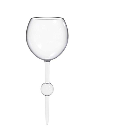 Beach red wine glass