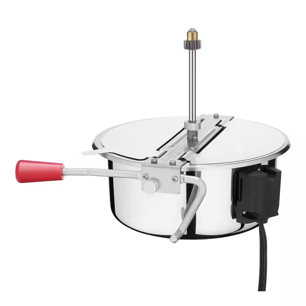 8 Oz. Movie Night Red Popcorn Machine with Cart