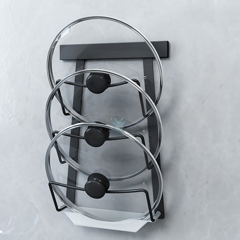 style: D - Punch-Free Stainless Steel Kitchen Shelf