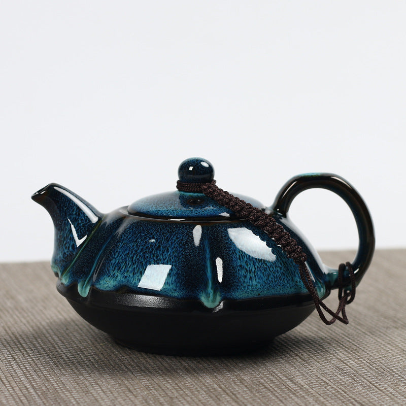 Color: Teapot - Household Ceramic Kiln Kung Fu Tea Set