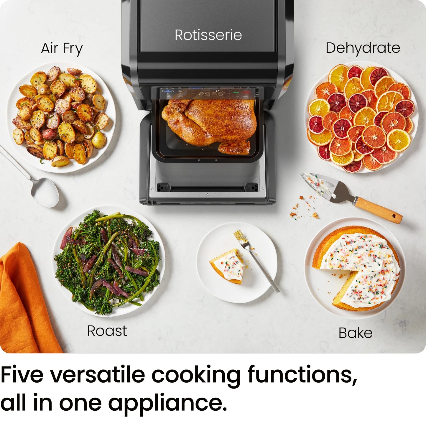 Chefman Exacttemp 12 Qt Air Fryer, Black - Automatic Shutoff, Digital Display