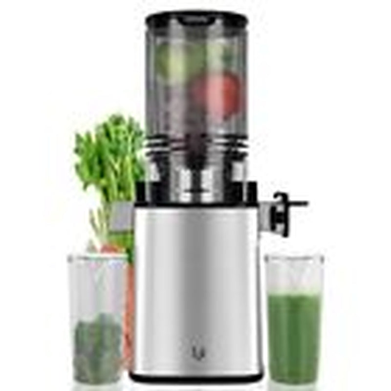 Masticating Juicer Machines, 350W Slow Cold Press Juicer with Stainless Steel