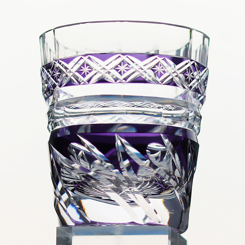Jinzhi Hand Carved Whiskey Crystal Glass