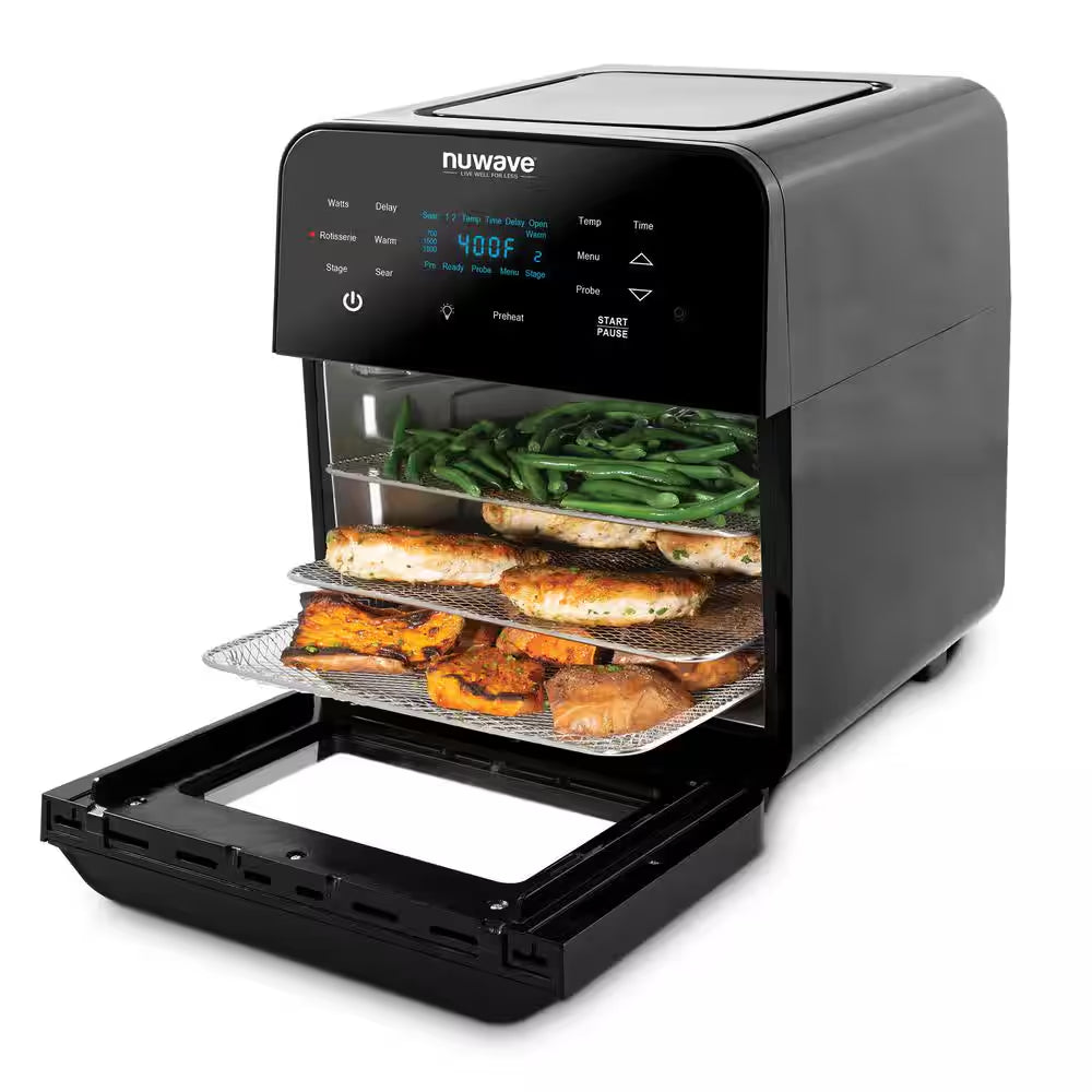 Brio 15.5 Qt. Black Digital Air Fryer