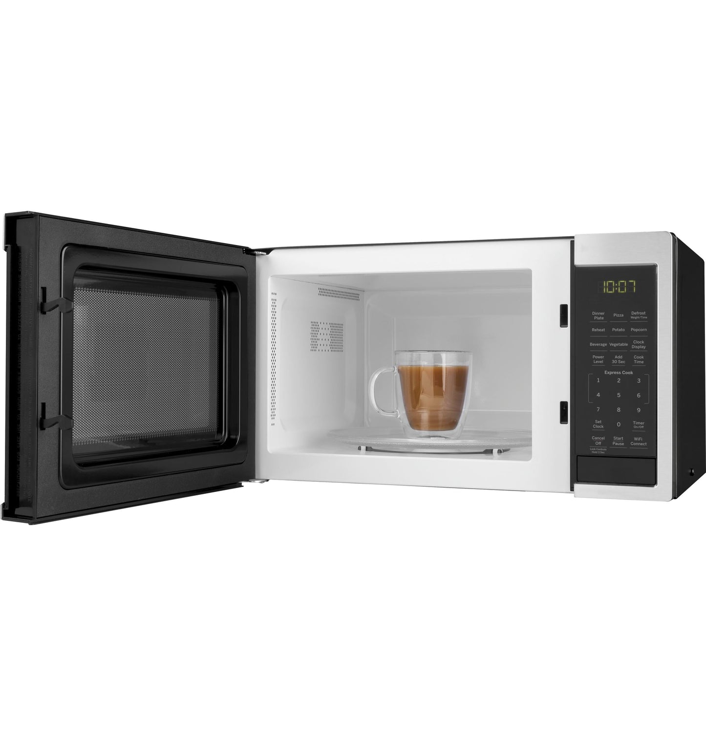 GE® 0.9 Cu. Ft. Capacity Smart Countertop Microwave Oven with Scan-To-Cook Technology