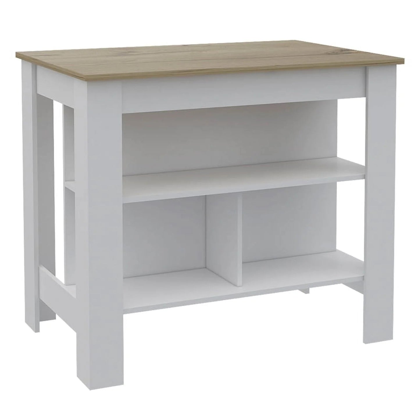 TUHOME Cala Multi-Color Engineered Wood Kitchen Island