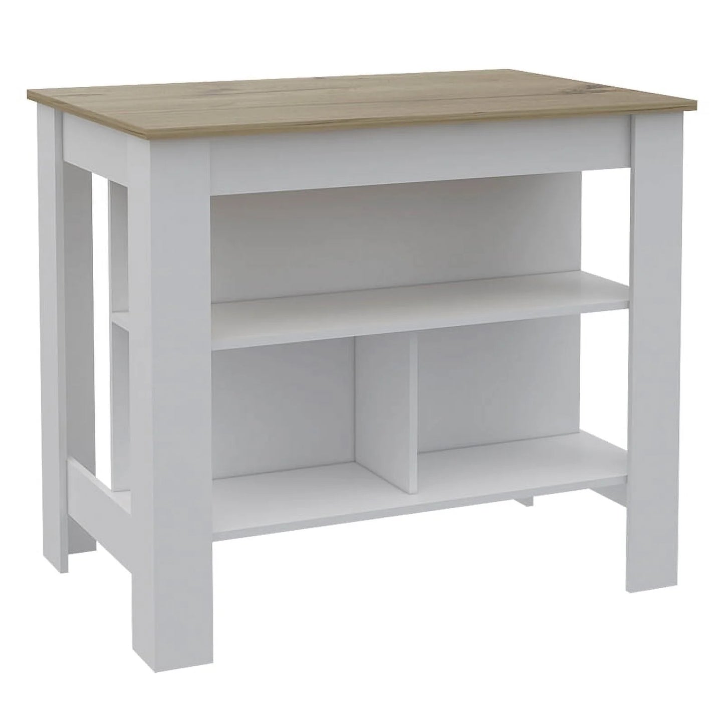 TUHOME Cala Multi-Color Engineered Wood Kitchen Island