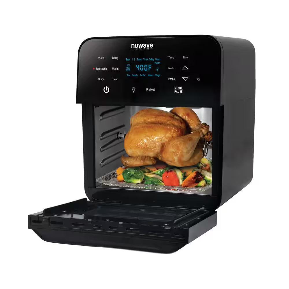 Brio 15.5 Qt. Black Digital Air Fryer