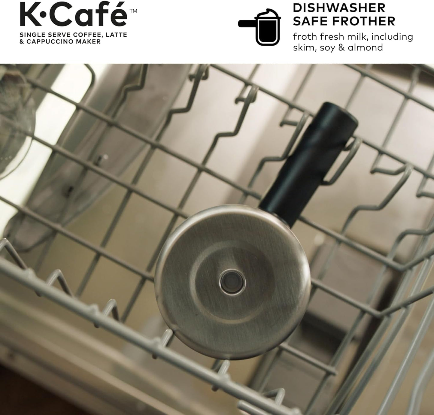 Keurig K-Cafe K-Duo: Multi-Functional Single Serve Coffee, Latte, and Cappuccino Maker in Dark Charcoal