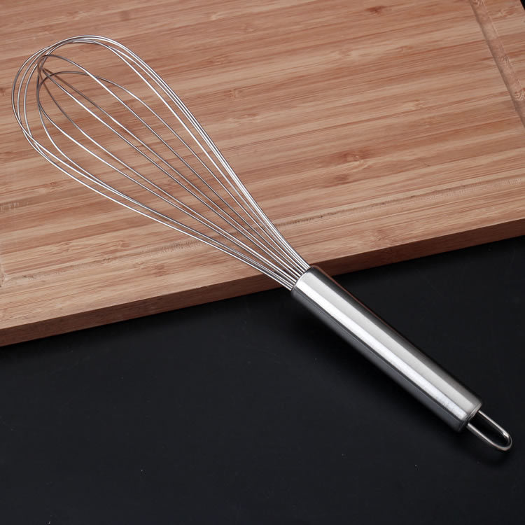 12 Inch Stainless Steel Manual Egg Blender - Whisk for Whipped Cream, Butter, Batter, and Eggs