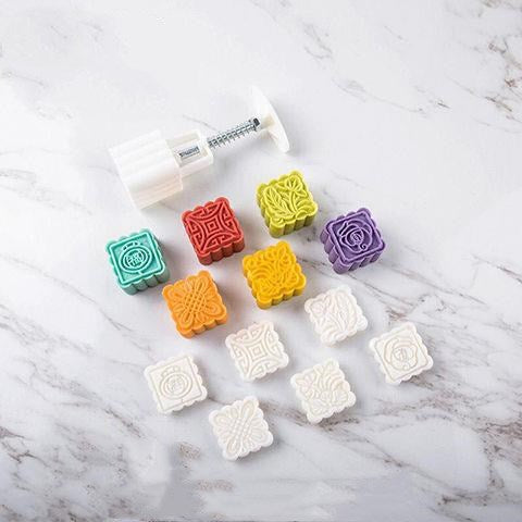 Color: Square Fu - Liuxin Mooncake Mould