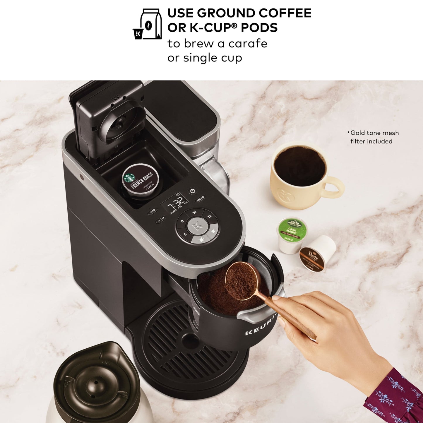 Keurig K-Duo plus Single Serve & Carafe Coffee Maker