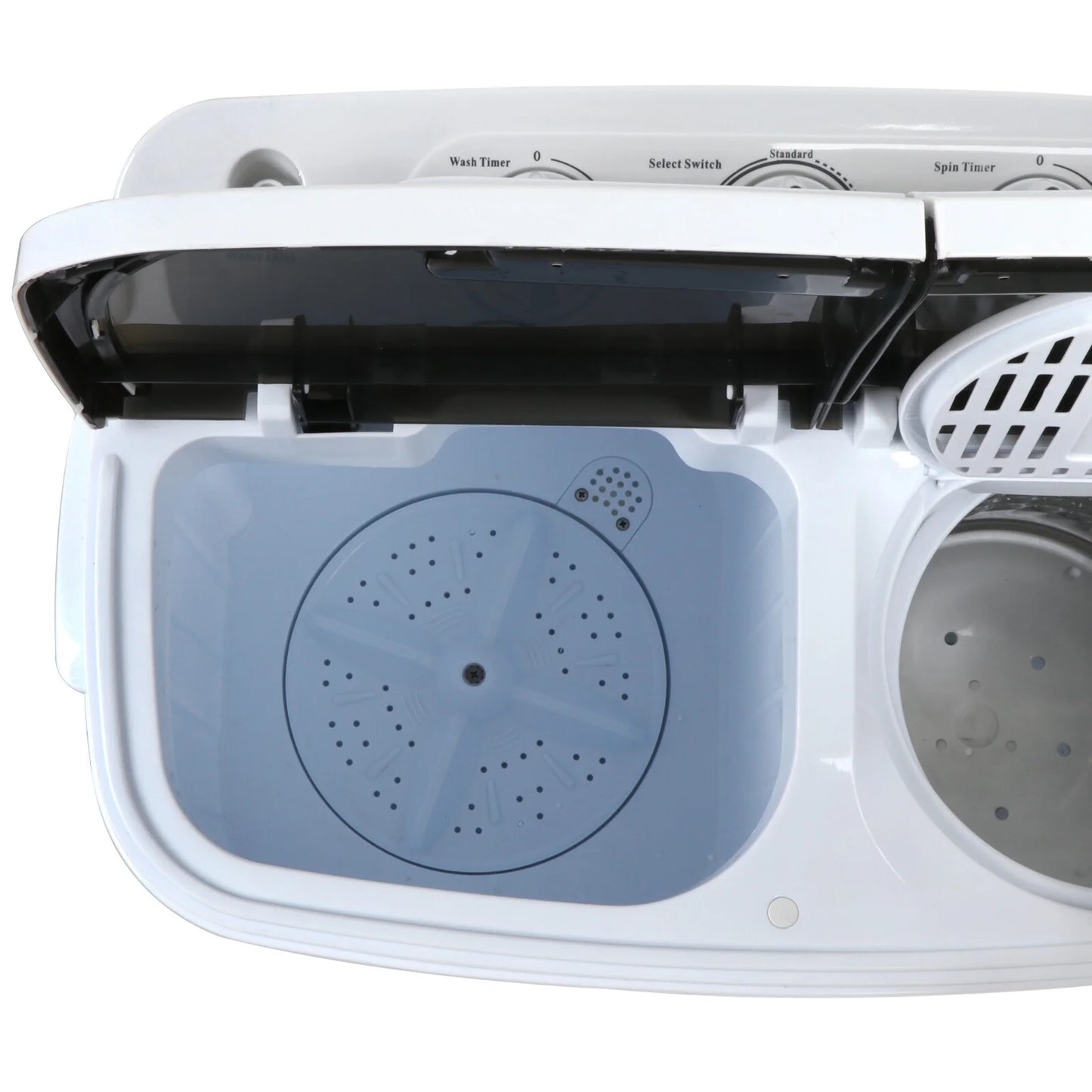 ZENY Home Compact Washing Machine Twin Tub Portable Mini 8 Washer + 5 Dryer (Dual, 13Lbs)