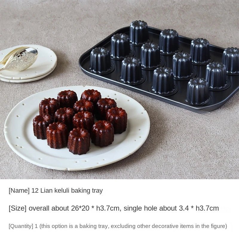 Authentic new doughnut cartoon bear 6 even chocolate cake baking tray home baking tools