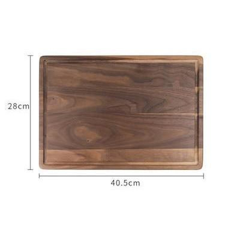 Black Walnut Wood Cutting Board Creative Whole Tray Fruit Chopping Cutting Board Wood Chopping Blocks for Kitchen Knives round Woodcutting Boards