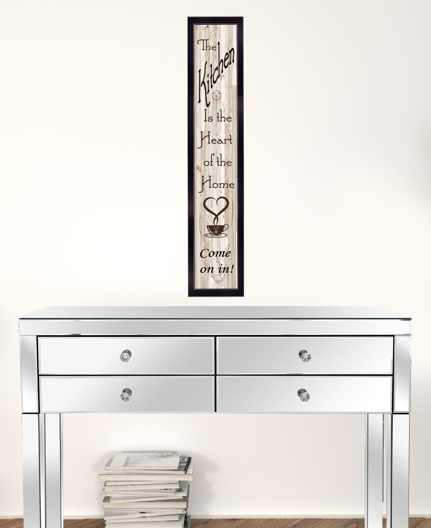 Kitchen Is The Heart of The Home 9 Black Framed Print Kitchen Wall Art