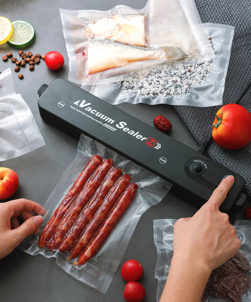 Level Up Your Food Storage Game with Our Automatic Vacuum Sealer and Seal Bags! 🍴✨