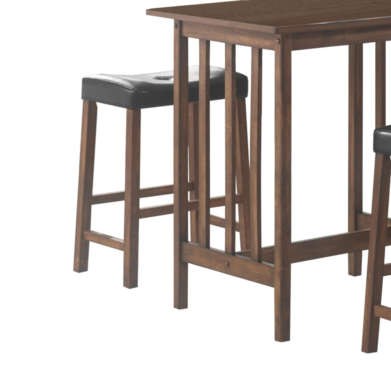 Coaster Company 3-Piece Table Set, Nut Brown