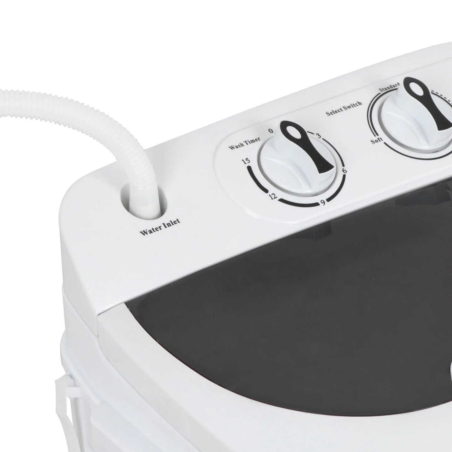 ZENY Home Compact Washing Machine Twin Tub Portable Mini 8 Washer + 5 Dryer (Dual, 13Lbs)