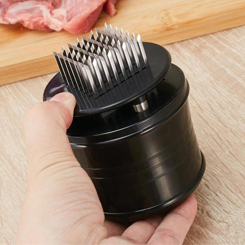 Manual Spike Meat Tenderizer, 1 Count Household Stainless Steel Kitchen Meat Tenderizer, Kitchen Gadget