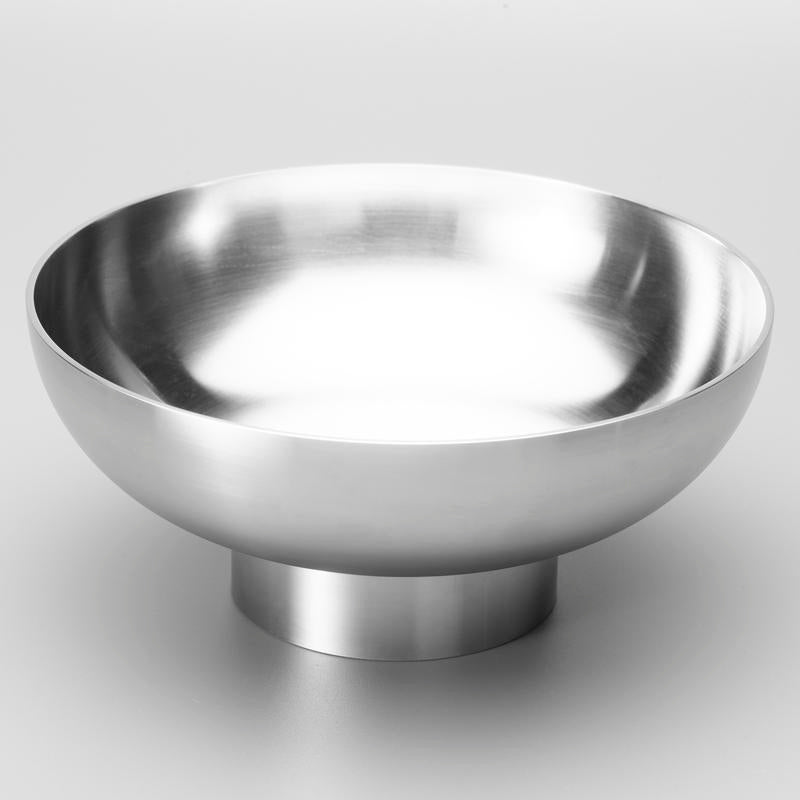 Luxurious Mirror-Finish Stainless Steel Bowls - Set of 2 for an Elevated Dining Experience