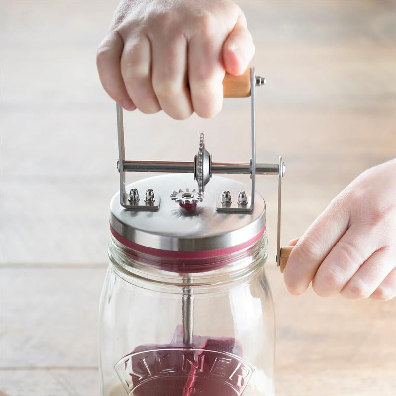 Kilner Manual Butter Churner for Homemade Butter Creation