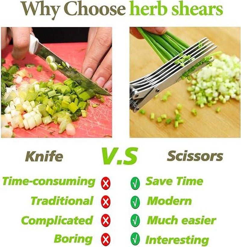 5-Blade Herb Scissors: The Essential Kitchen Tool for Effortless Herb Preparation