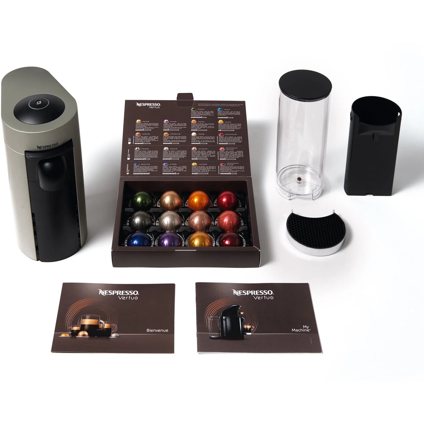 Nespresso New Vertuo plus Coffee and Espresso Machine by De'Longhi, Gray, Single-Serve Brewers