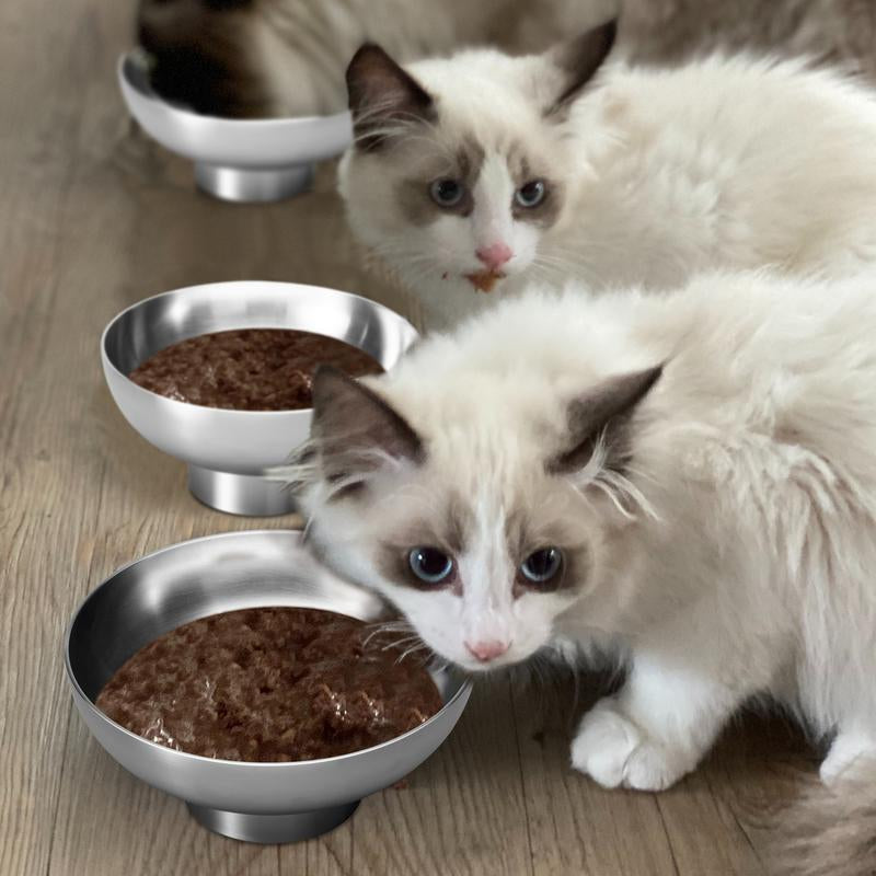 Luxurious Mirror-Finish Stainless Steel Bowls - Set of 2 for an Elevated Dining Experience