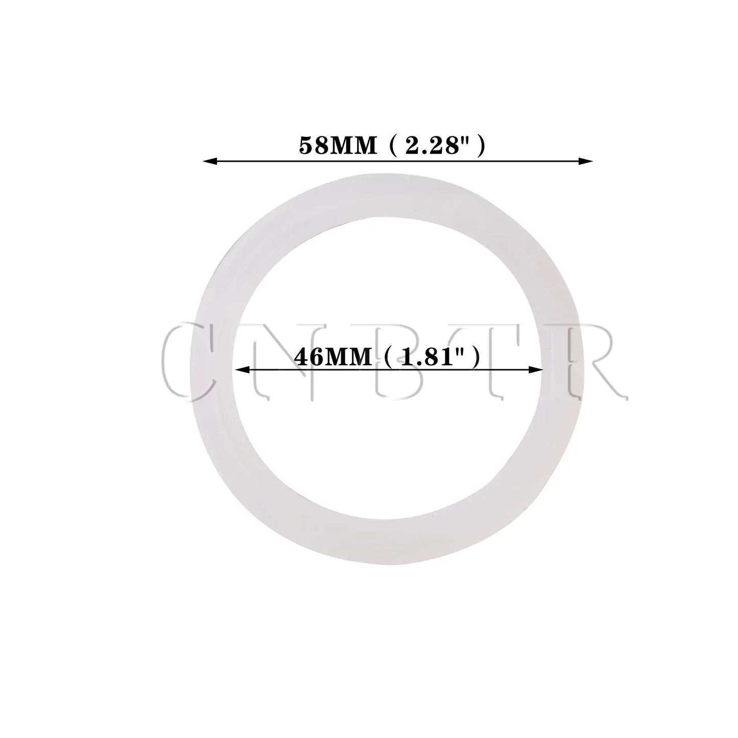 CNBTR 2 Pieces Brew Head Gasket Replacement for EC685 Espresso Coffee Machine 46mm
