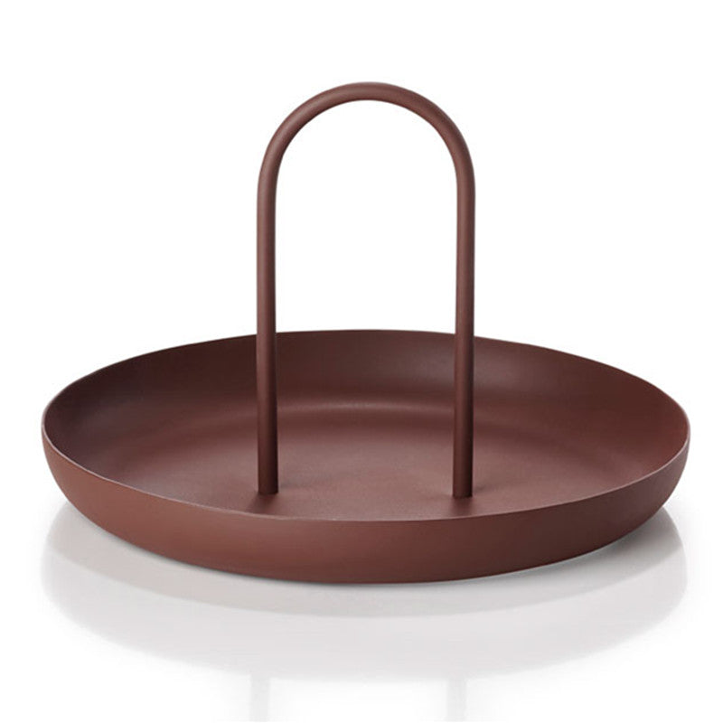 Color: Red - Storage Tray Portable Snack Fruit Tray Creative