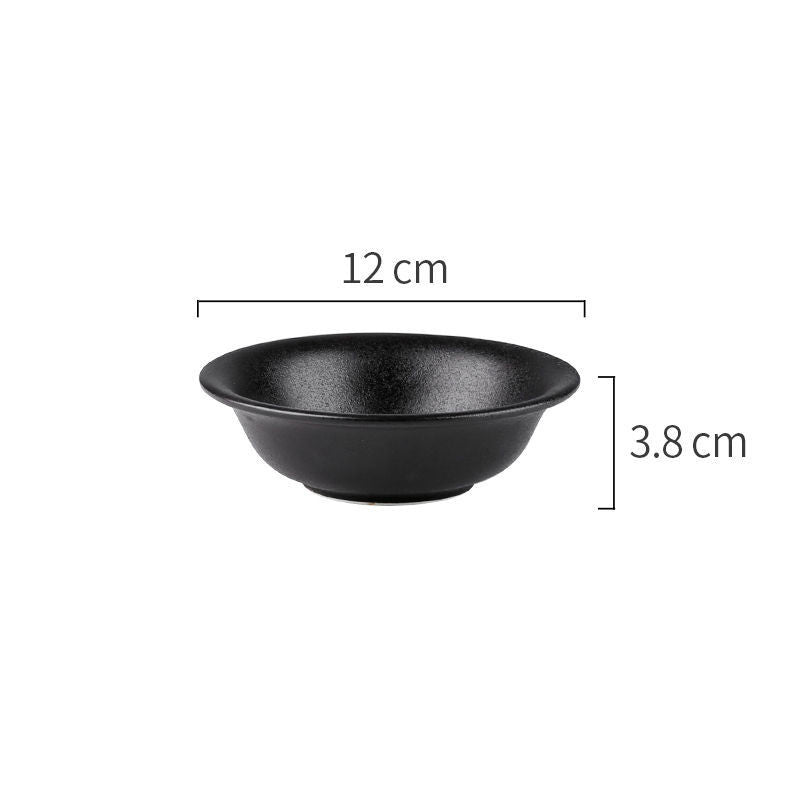 style: C, quantity: 4PCS - Featured Ceramic Bowl Rice Bowl, Household Drum-shaped Soup Bowl, Creative Korean Bowl, Rice Noodle Bowl, Retro Bowl, Kiln Bowl