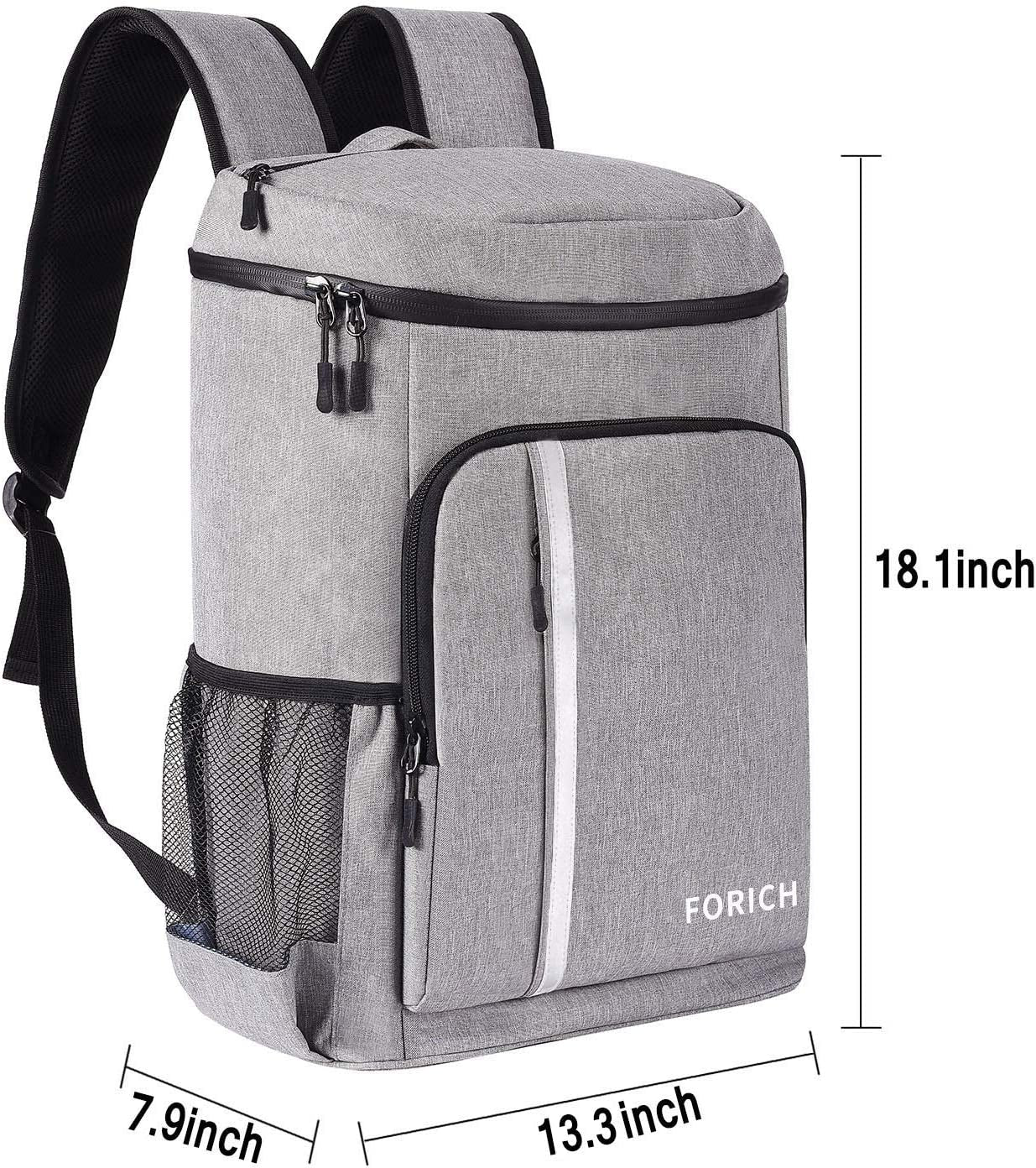 Lightweight Leakproof Backpack Cooler - Perfect for Beach Days, Picnics, and Camping - Holds 30 Cans and Keeps Drinks Icy