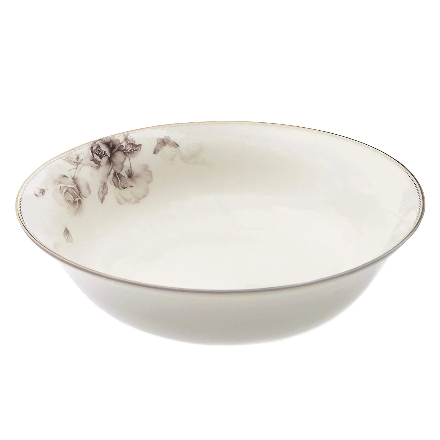 Lorenzo Import Cora-57 57 Piece Dinnerware Set & Bone China Service for 8 People - Cora