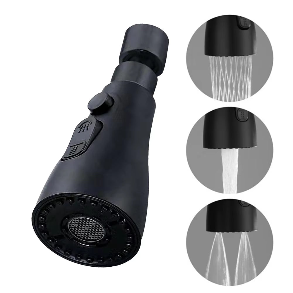 360° Rotating Faucet Extender with 3 Adjustable Water Modes for Enhanced Kitchen Efficiency