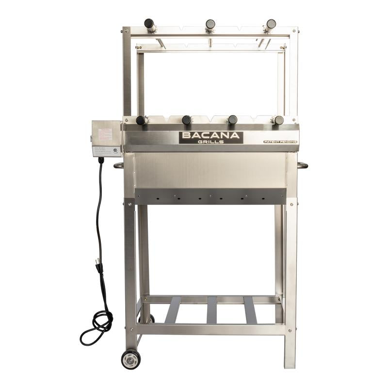 Bacana Grill Original - 7 Skewers Multi Rotisserie Grill Brazilian BBQ