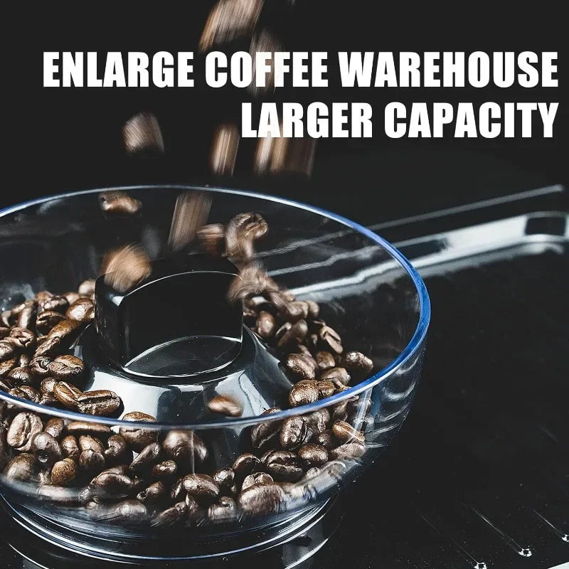 Espresso Machine 15 Bar, Coffee Maker With Milk Frother Steam Wand, Built-In Bean Grinder,  with 70oz Removable Water Tank