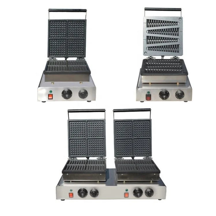 electric sandwich maker detachable stainless steel grill breakfast toaster waffle machine bakeware non-stick bubble cake oven