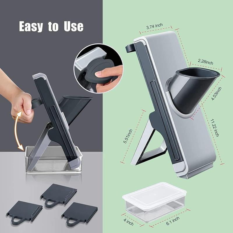 Vegetable Chopper, Multifunctional 13 in 1 Food Utensils Chopper, Kitchen Vegetable Slicer Dicer Cutter Chopper with Container Multi-Function ๏ผ1 Pcs๏ผ