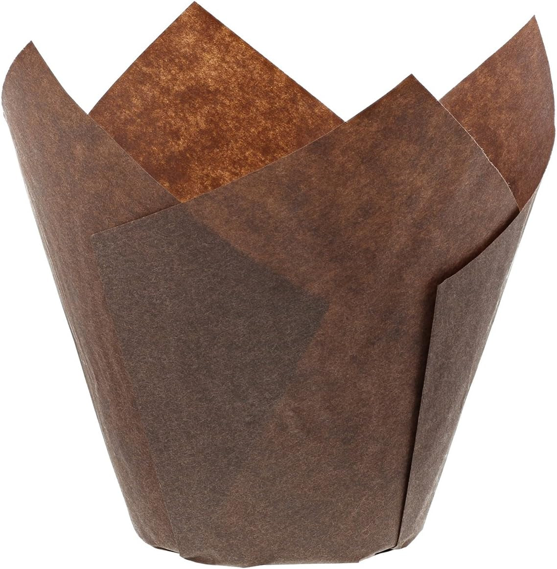 Royal Brown Tulip Baking Cups, Small Size, Case of 2000