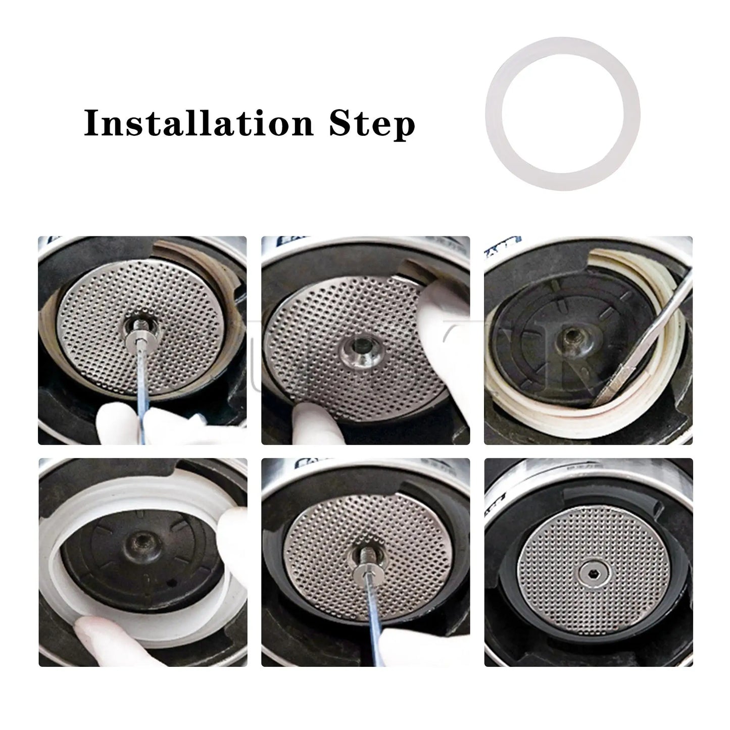 CNBTR 2 Pieces Brew Head Gasket Replacement for EC685 Espresso Coffee Machine 46mm