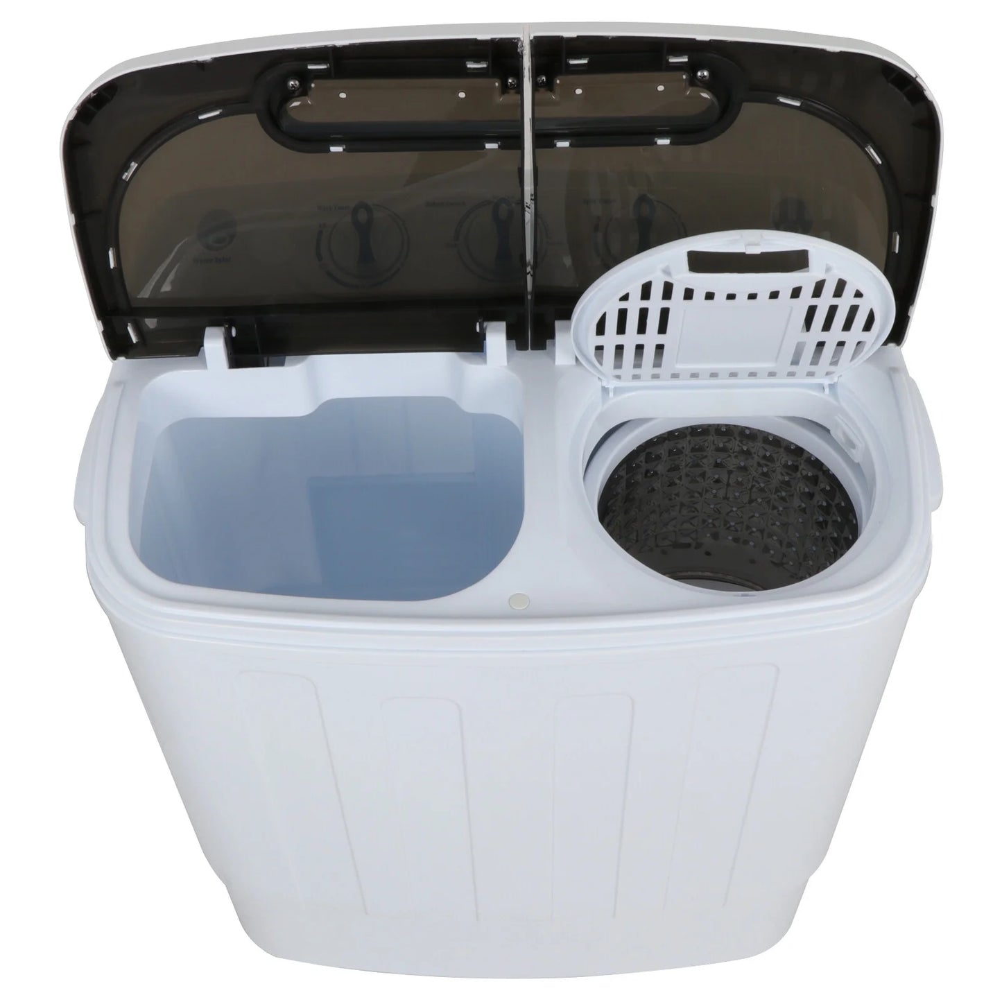 ZENY Home Compact Washing Machine Twin Tub Portable Mini 8 Washer + 5 Dryer (Dual, 13Lbs)