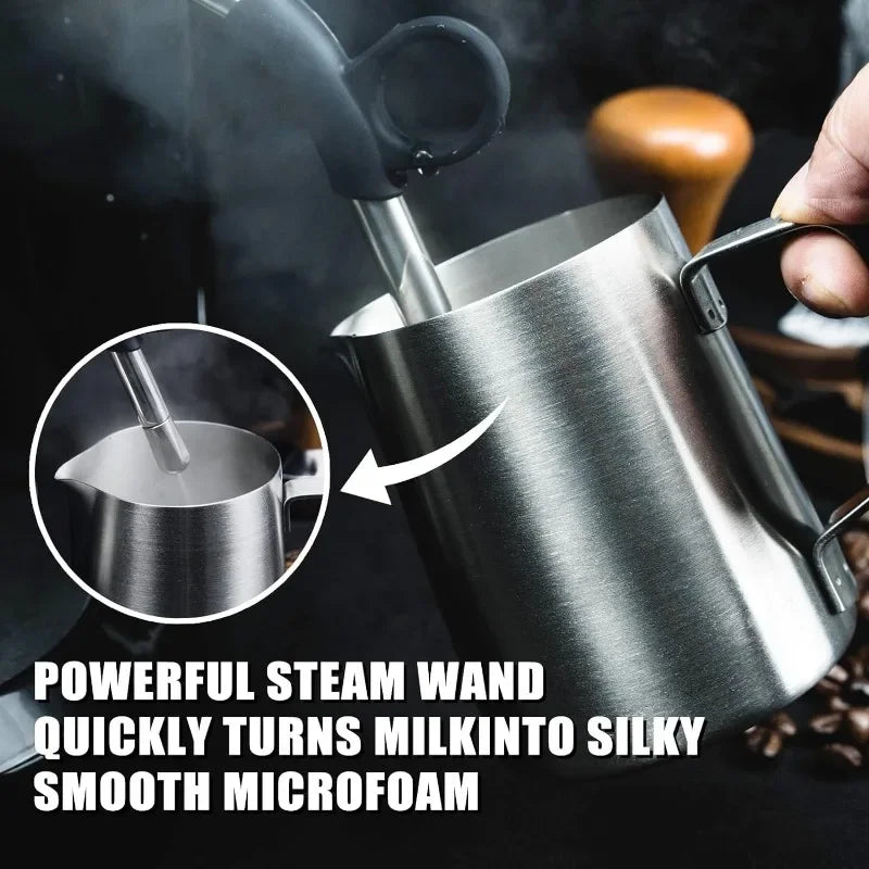 Espresso Machine 15 Bar, Coffee Maker With Milk Frother Steam Wand, Built-In Bean Grinder,  with 70oz Removable Water Tank