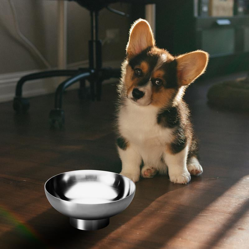 Luxurious Mirror-Finish Stainless Steel Bowls - Set of 2 for an Elevated Dining Experience