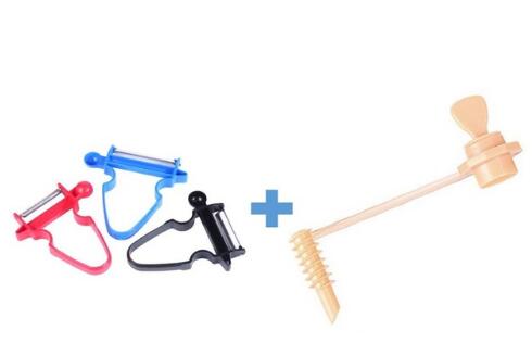 quantity: 2 packs, style: Type2 - Stainless Steel Kitchen Utensils Multifunctional Peeling Blade