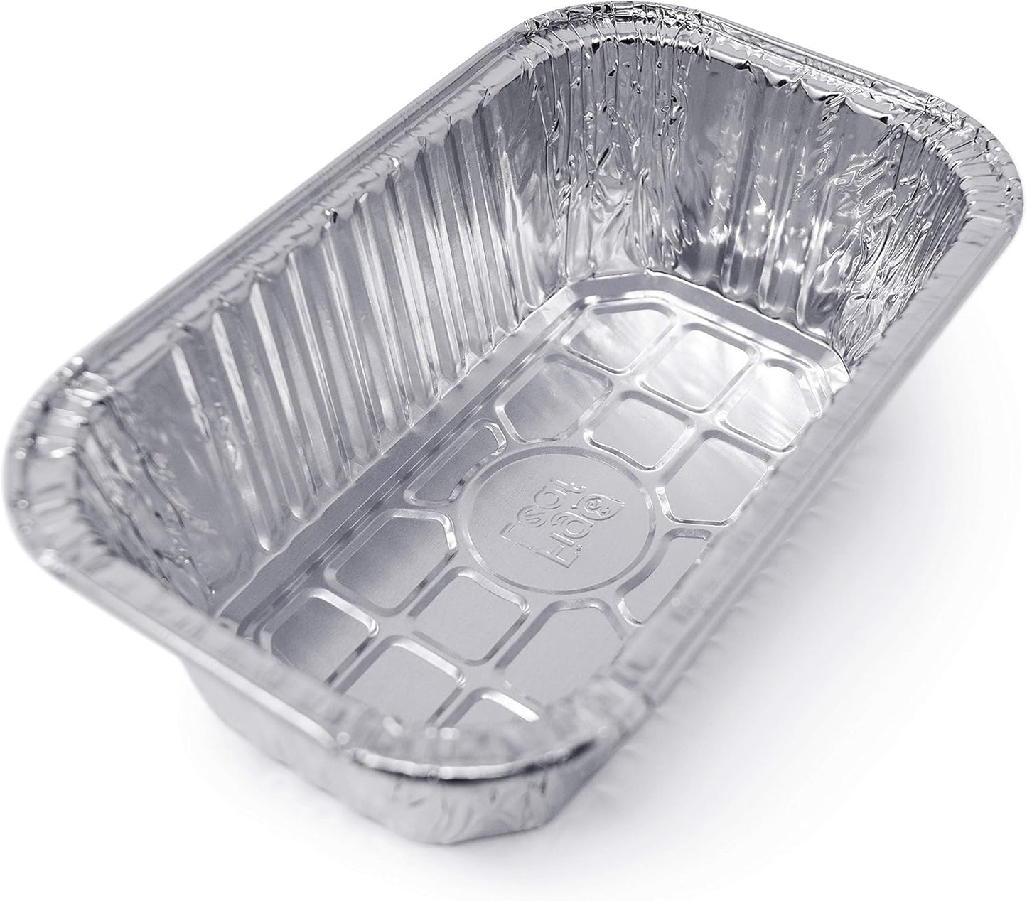 Premium 100-Pack Disposable Aluminum Foil Bread Loaf Baking Pans - 1-Pound Capacity, Mini Size 6" x 3.7" x 2", Extra-Heavy Duty, Oven Safe