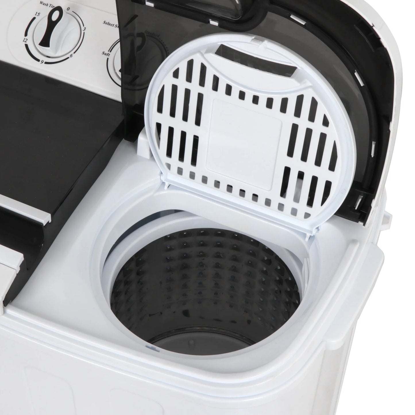 ZENY Home Compact Washing Machine Twin Tub Portable Mini 8 Washer + 5 Dryer (Dual, 13Lbs)