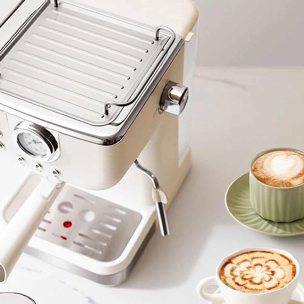 Houselin Professional Espresso Machine 20 Bar with Cappuccino and Steam Milk Frother